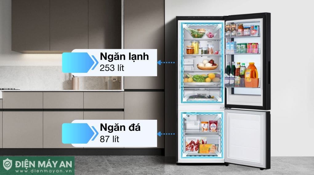 Tủ lạnh LG Inverter 340 lít InstaView LBB33BGMAI